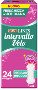 Pacchetto proteggislip LINES Intervallo Velo con molecola neutralizza odori da 30 pezzi
