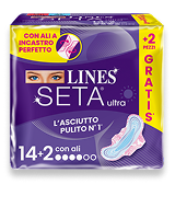 Pacchetto assorbenti LINES Seta Ultra