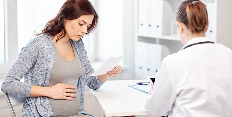 Visita ginecologica in gravidanza
